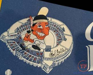 1950'S Cleveland Indians Pennant - BOB FELLER Signed