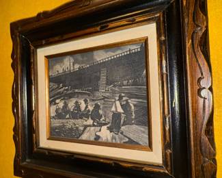 Gloucester 1873 Shipyards Homer repro