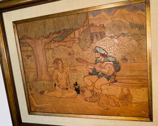 Lovely 3d Wooden picture R Moses