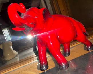 Royal Doulton Flambe elephant