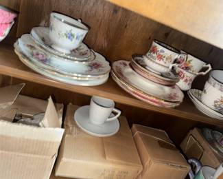 Gorgeous tea sets (Ainsley is sold)