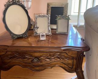 Pretty side tables (pair)