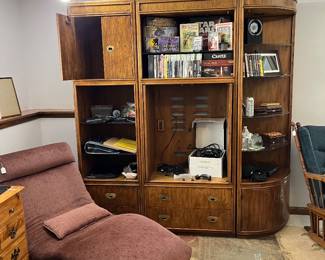 This wall unit has a matching piece upstairs!