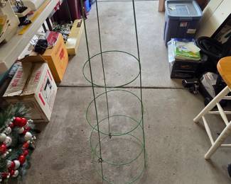 Tomato Cage, Christmas Wreath with Hanger