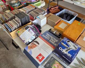 Wrist & Foot Braces, Wood Boxes, Photo Paper, Metal Pens