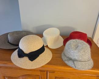 Various Women's Hats