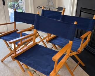Outdoor director chairs