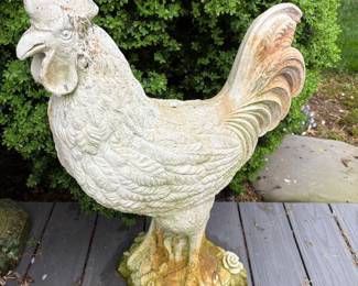 Concrete rooster