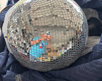 18” Mirrored Disco Ball with mounting rotator $100.00