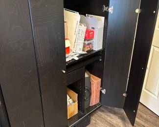Black Cabinet $150.00 42”w 23.5”d 58” t