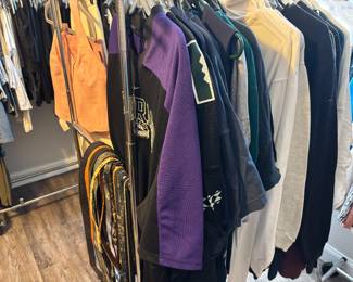 Handbags, wigs, Women’s clothes XS-M (most S) Men’s clothes XL, Men’s shoes 10, Women’s shoes 7.5-8, hats. Various prices