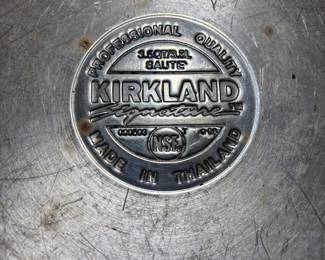 Kirkland Stainless pots and pan set.$179.00 or individually. 