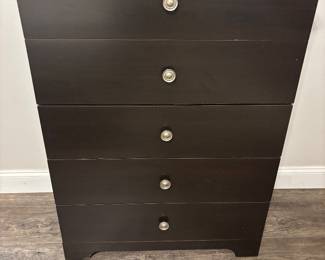 Chest of drawers $125.00. 31.5”w 16.5”d 44.5”t
