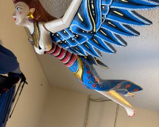 Wood Flying Balinese Dewi $60 24” L 28” W