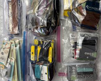 Jewelry: earrings, bracelets, necklaces. Jewelry making supplies, jewelry display pieces, semi precious stones. Some priced individually some by lots.