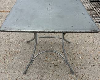 Metal Folding Table $60. 30”x30”x29”t