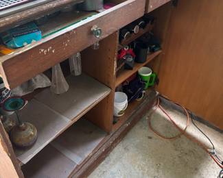 Tiki Bar 2 drawer 1 door $250.00 50”w 20”d 44”t