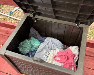 Deck Storage Seat $60 22”w 17”d 20.5”t