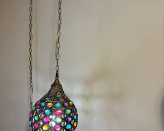 Pier One Caravan Gem Lamp $90.00 11”w 18”t