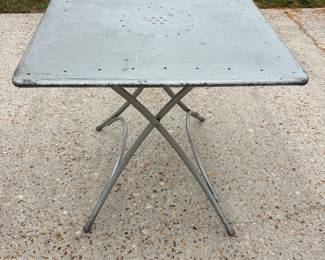 Metal Folding Table $60. 30”x30”x29”t