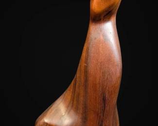 1968 Wood Sculpture In Expectation Of A Miracle