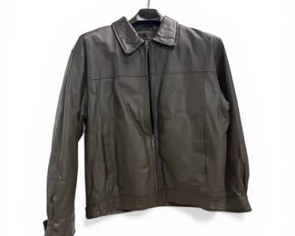 Phase Two Medium Sized Black Leather Jacket