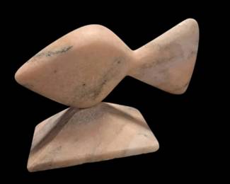 Marble Two Piece Fish Statue