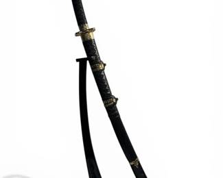 Decorative GoldToned Katana Stand