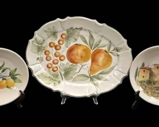 Williams Sonoma Ceramic Platter Ceramic Bowls From Italy