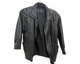 Jacqueline Ferrar Black Leather Jacket