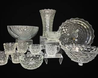 Fostoria, Homco, More Glassware