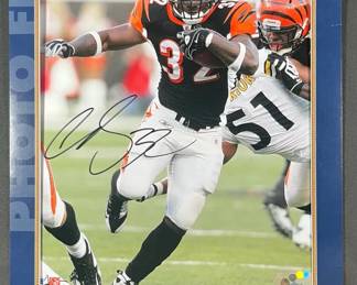 Cedric Benson Autograph Photo File 8 x 10 . Officially Licensed.