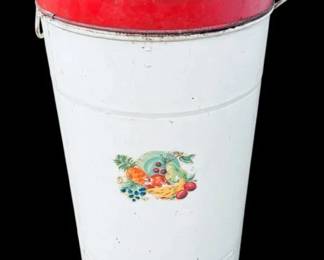 Antique Large Metal Flour Canister