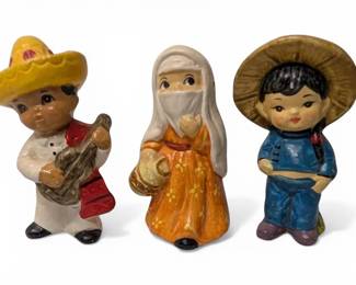 Ceramic Figures 3 Tall