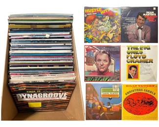 Two Boxes of Vintage Vinyl Records