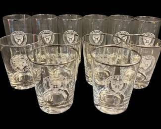 Harvard Graduate School of Business Drinking Glasses 12 Total
