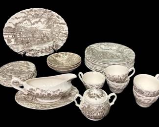 Royal Mail Staffordshire China Set 28 Pieces
