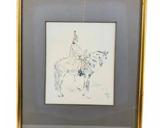 Framed A London Guard Modern Reproduction Print