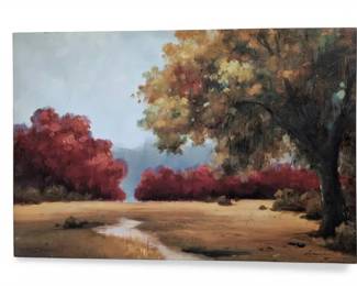 Tree Landscape Canvas Print 24 x 35