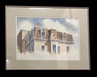Watercolor Print By John Bach