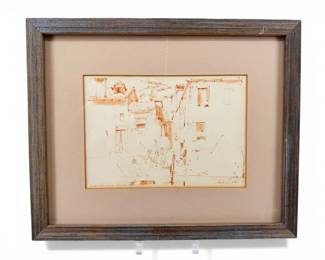 Venice Inked Sketch By Luigi Bosa