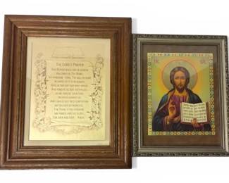 The Lords Prayer and More , Framed