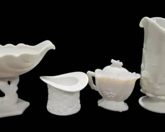 Vintage Westmoreland Glass Co. And More Milk Glass Pieces