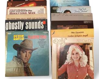 Elvis, Dolly Parton, More Vinyl Records