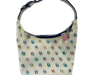 Dooney Bourke Rainbow Monogram Shoulder Bag