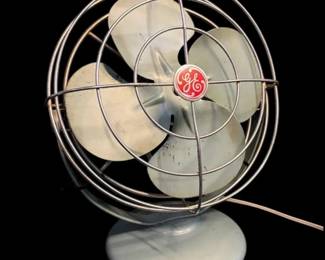 General Electric 1950s Fixed Desk Fan
