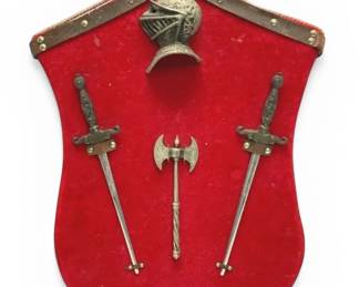 Vintage Medieval Style Wall Plaque