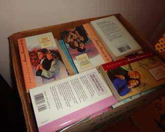 Boxes and Boxes of Vintage Romance Novels and other Books