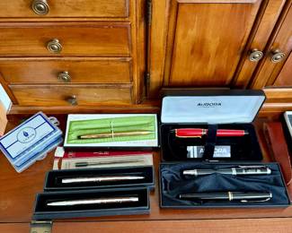 Aurora, Cross, Parker and Waterman Pens