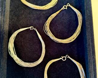 Sterling silver bracelets